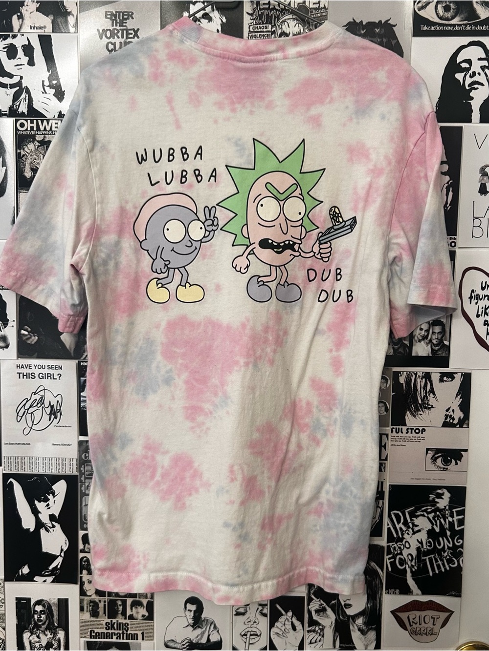 H&M Rick and Morty Tie-Dye Graphic Tee